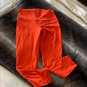 Lululemon Athletica Orange Leggings